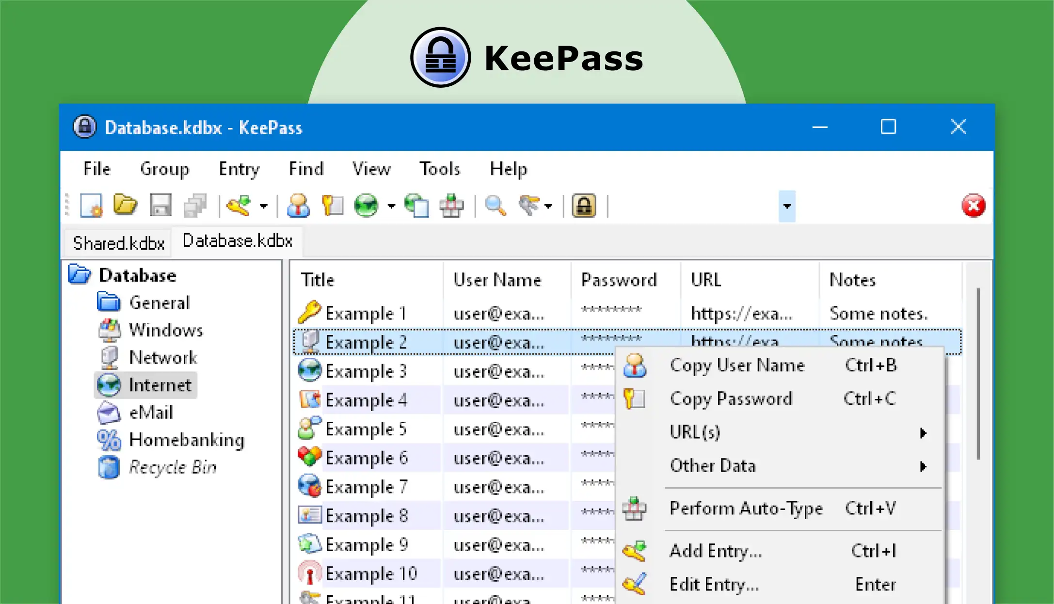 keepass-dashboard