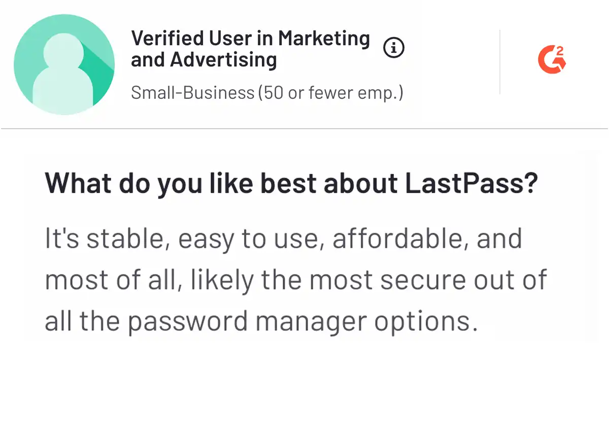 Verified User Marketing Image