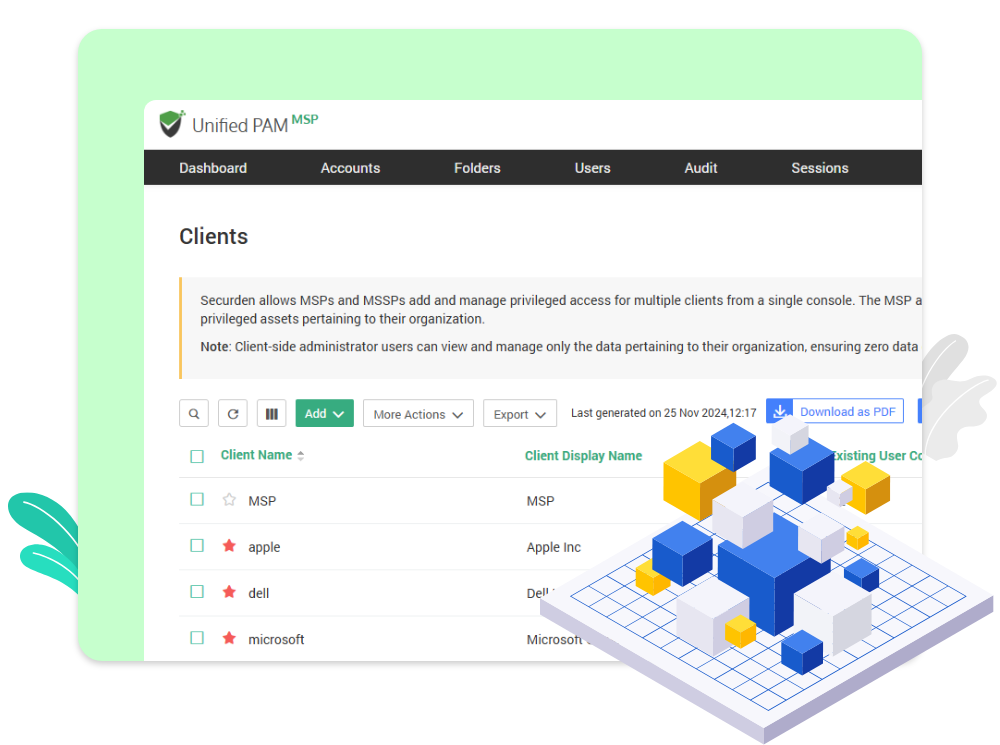 Password Manager and PAM for MSPs