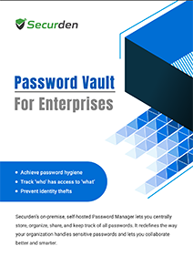 Password Vault Datasheet